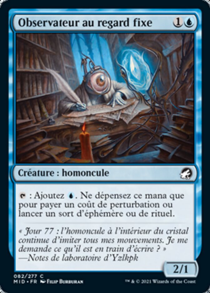 image Observateur au regard fixe