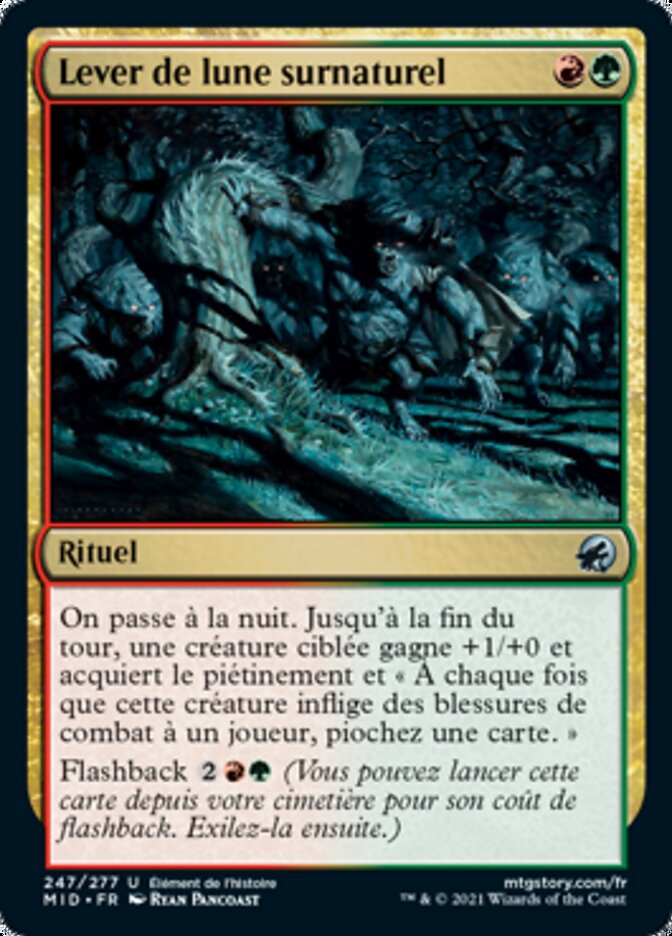 image Lever de lune surnaturel