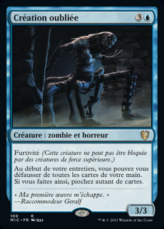 image Création oubliée