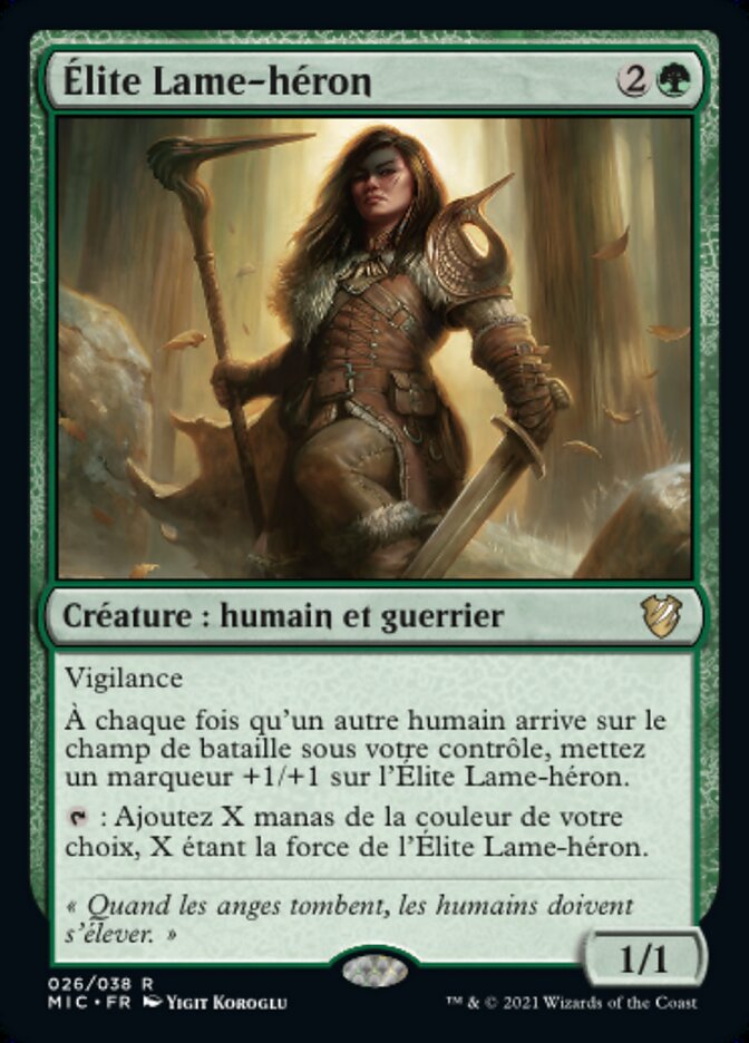 image Élite Lame-héron