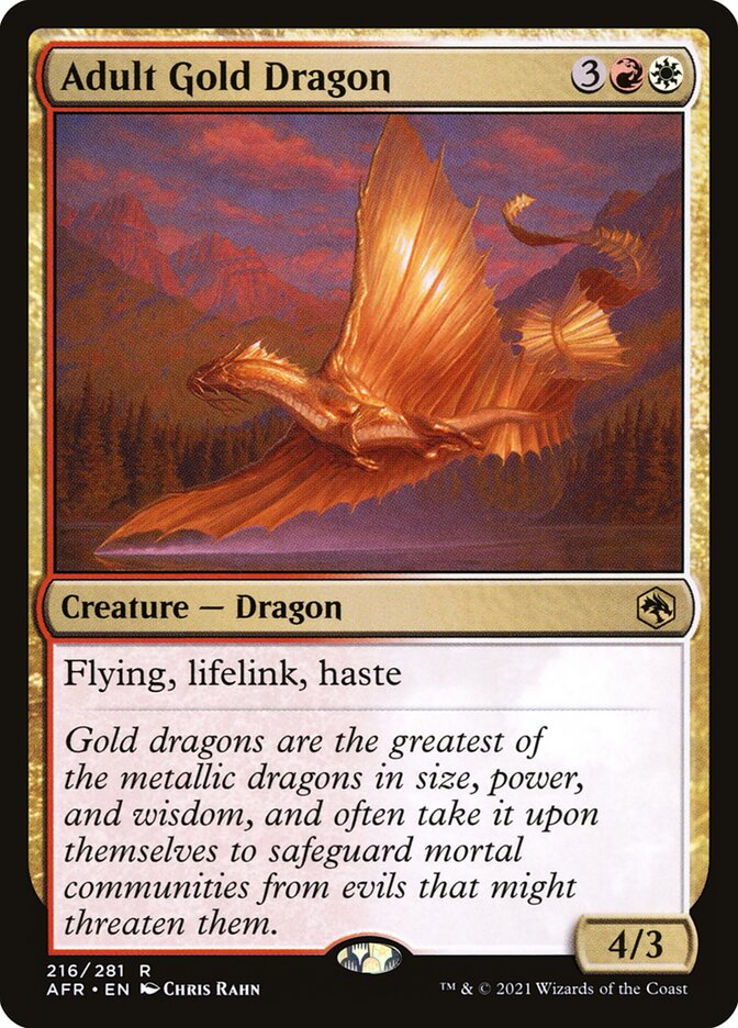 image Adult Gold Dragon