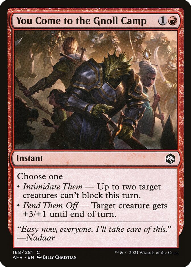 image You Come to the Gnoll Camp