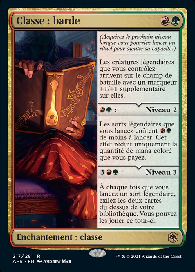 image Classe : barde