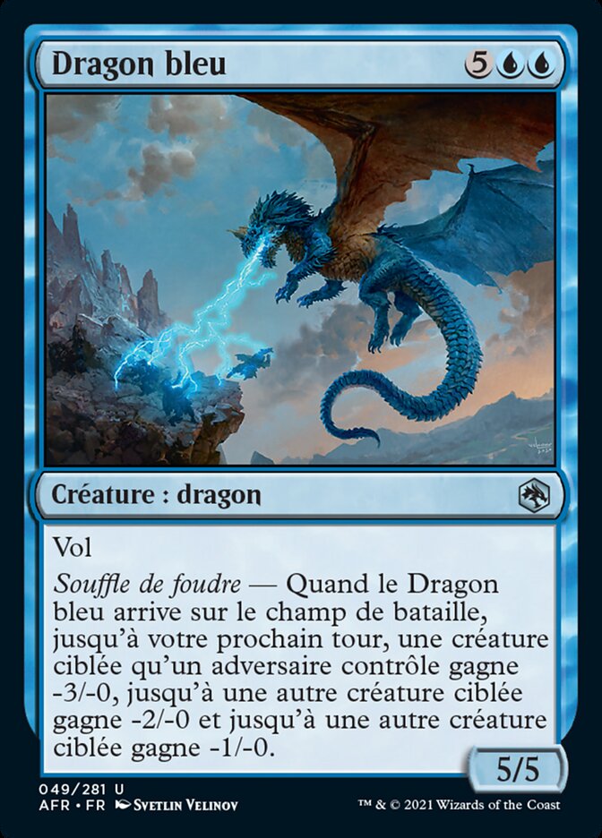image Dragon bleu