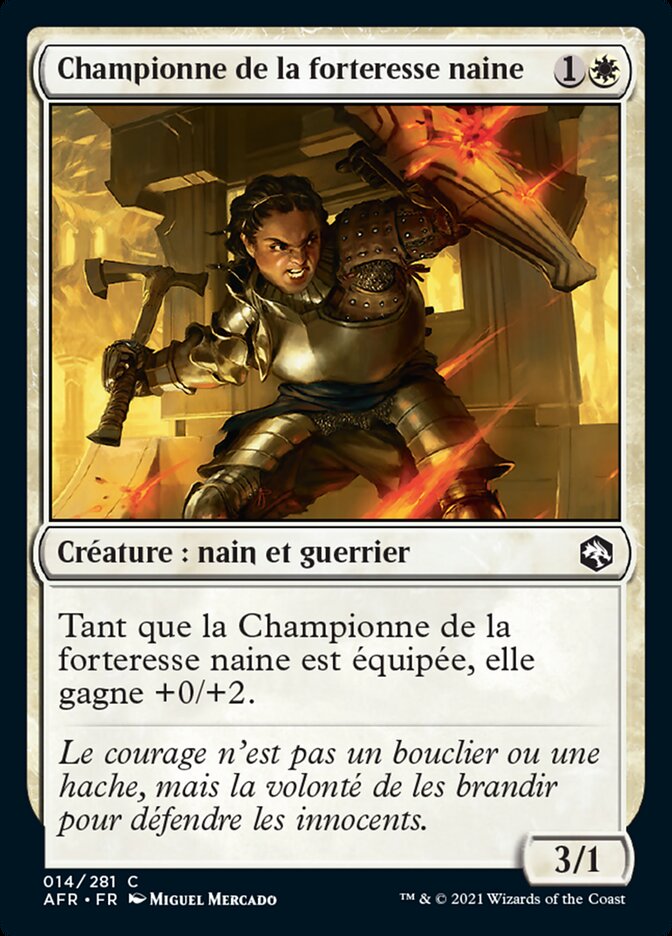 image Championne de la forteresse naine