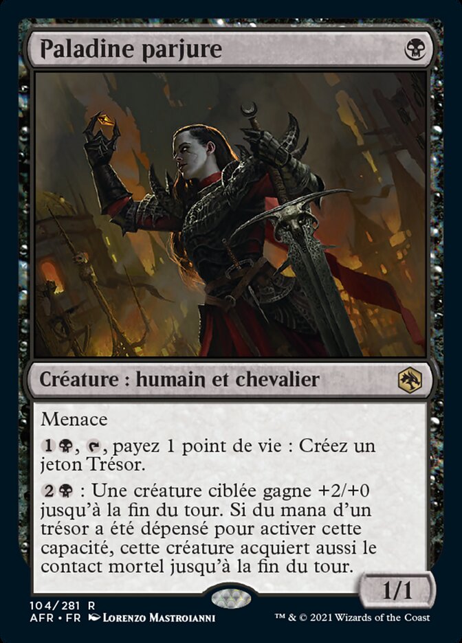 image Paladine parjure