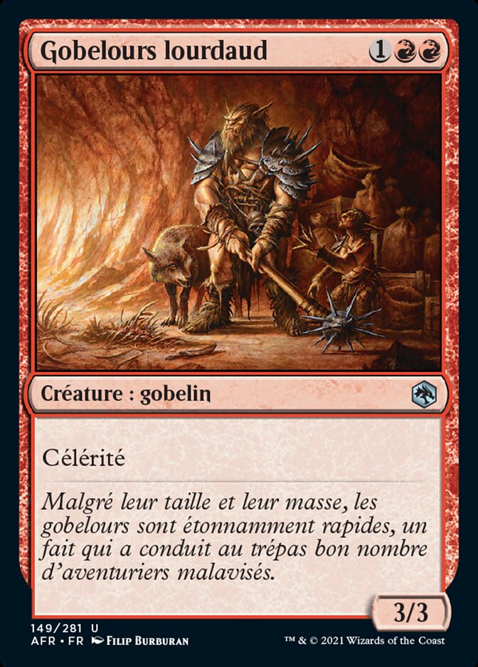 image Gobelours lourdaud