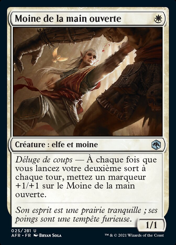 image Moine de la main ouverte