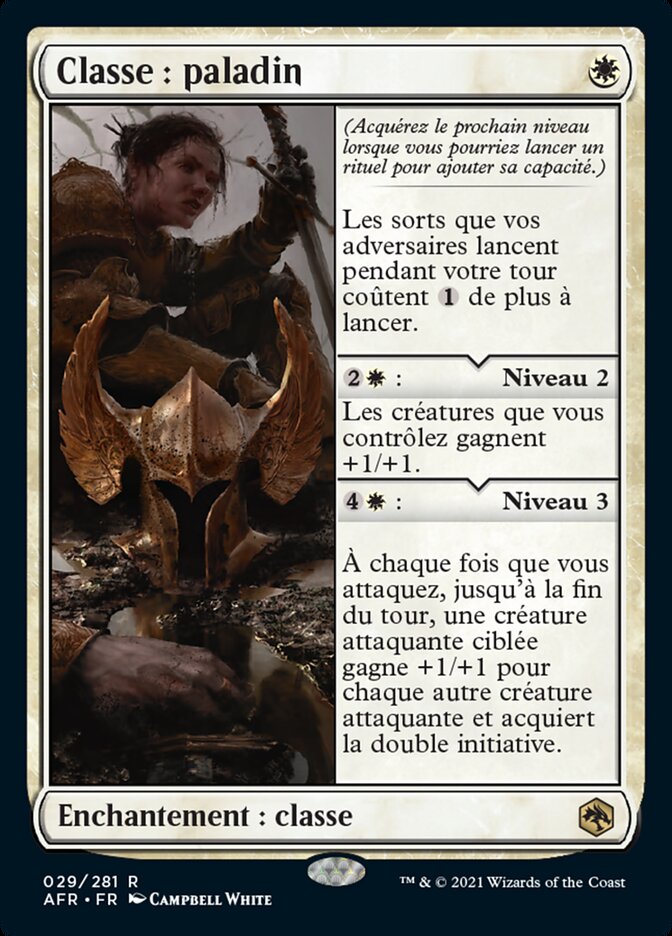 image Classe : paladin