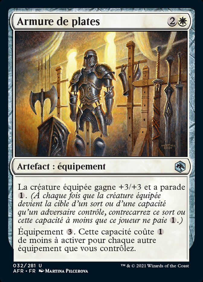 image Armure de plates