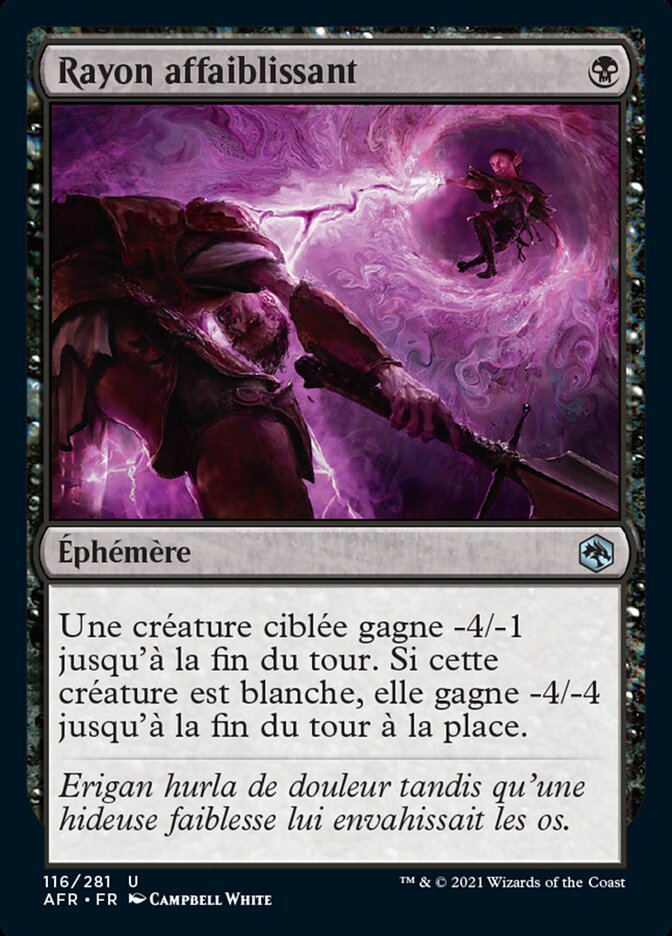 image Rayon affaiblissant