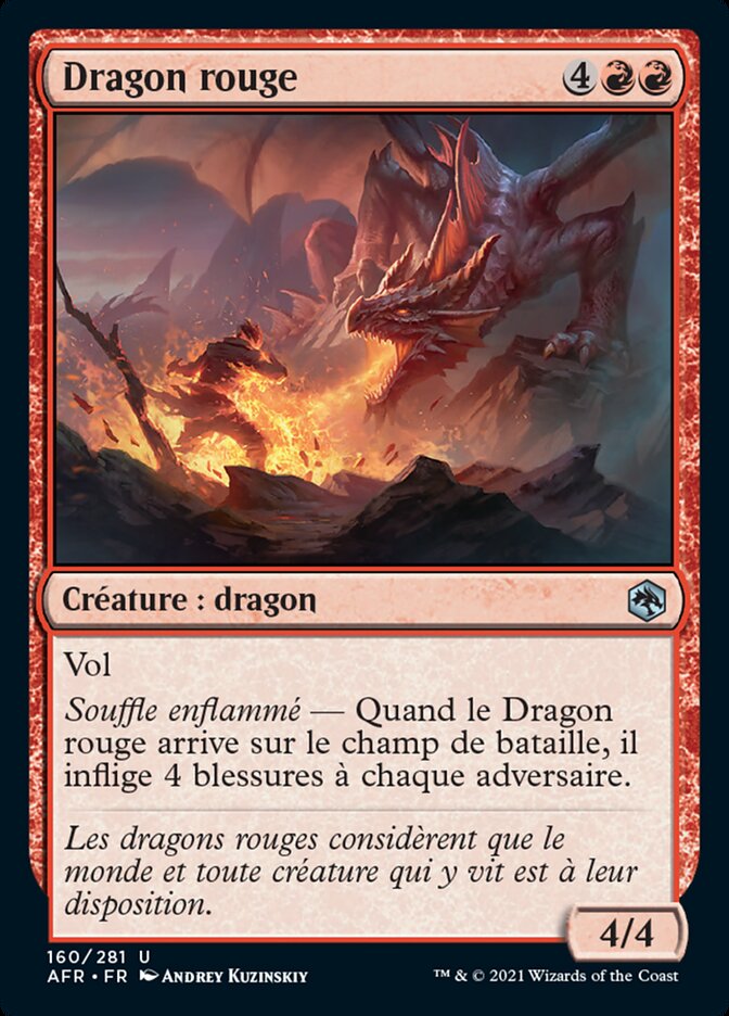 image Dragon rouge
