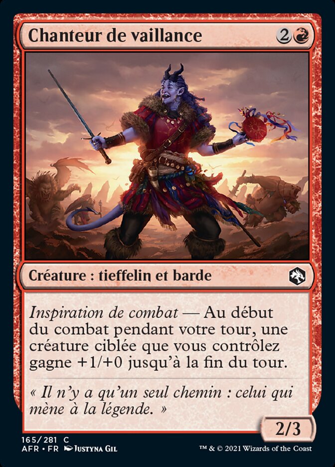 image Chanteur de vaillance