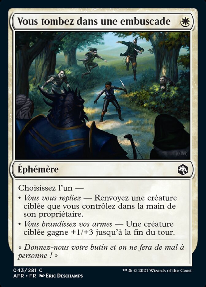 image Vous tombez dans une embuscade