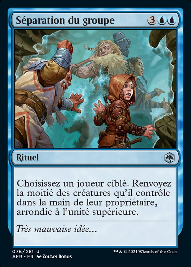 image Séparation du groupe