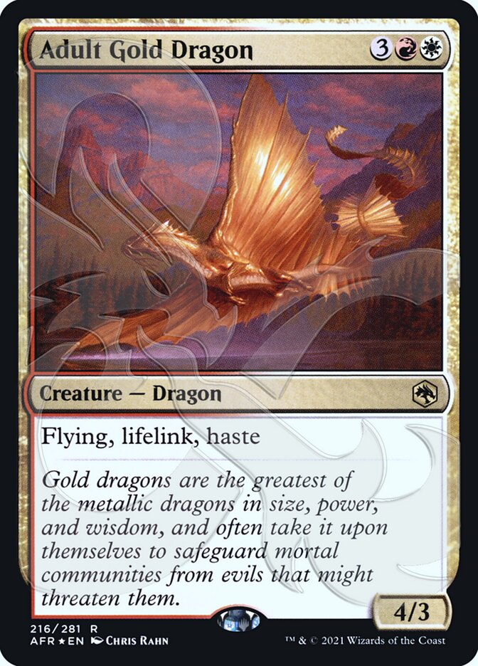 image Adult Gold Dragon