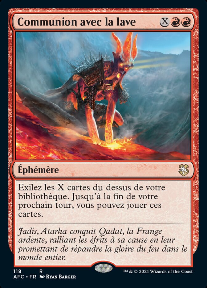 image Communion avec la lave