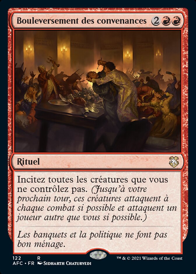 image Bouleversement des convenances