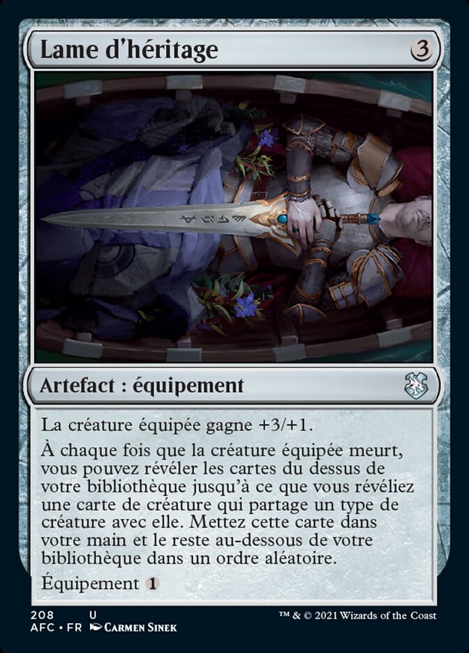 image Lame d'héritage