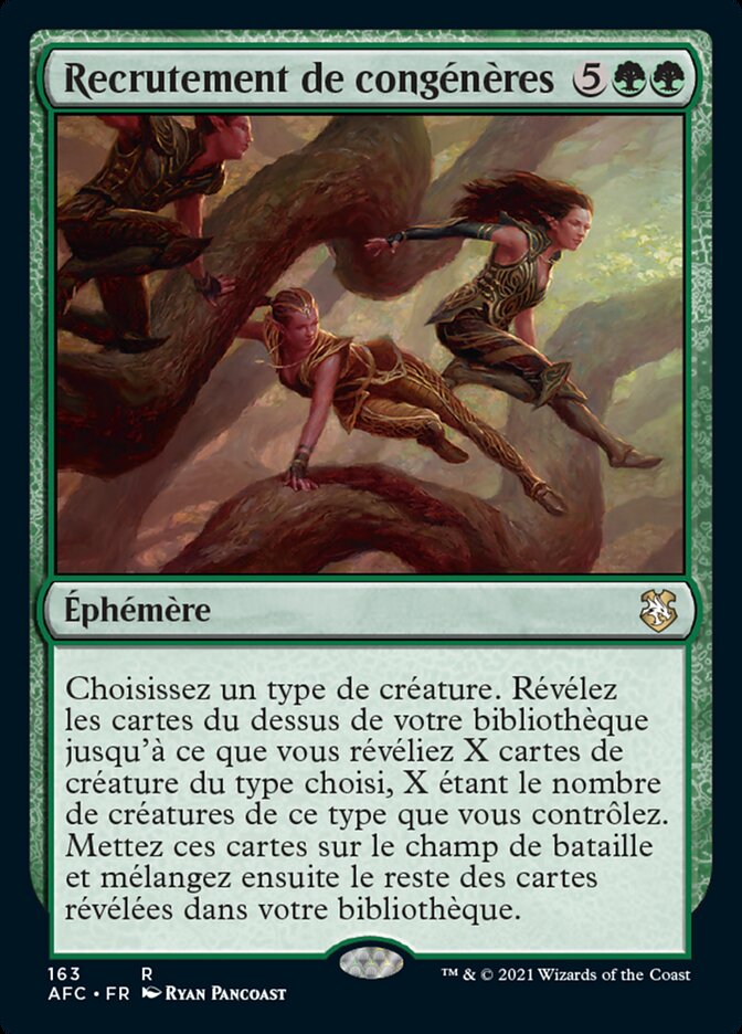 image Recrutement de congénères