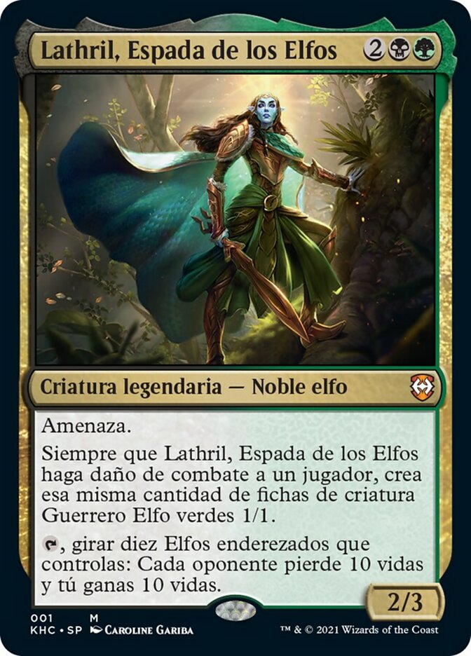 Lathril, Espada de los Elfos