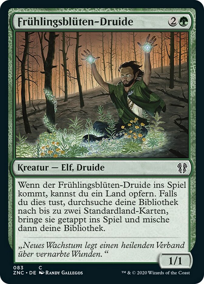 Frühlingsblüten-Druide