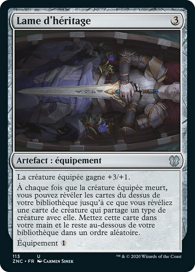 image Lame d'héritage