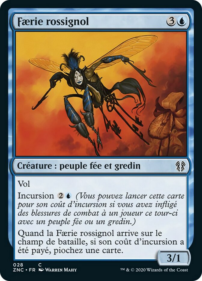 image Faerie rossignol