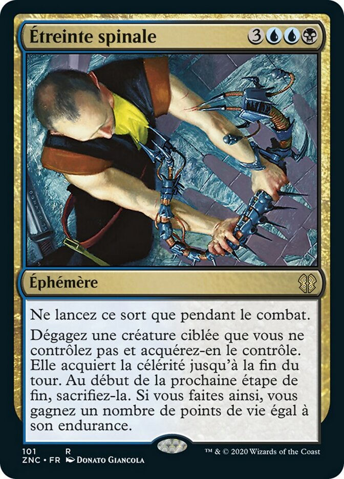 image Étreinte spinale