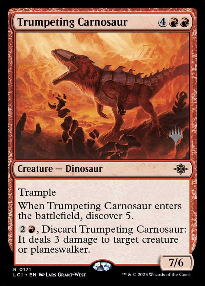 image Trumpeting Carnosaur