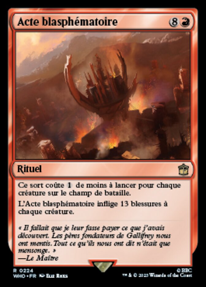 image Acte blasphématoire
