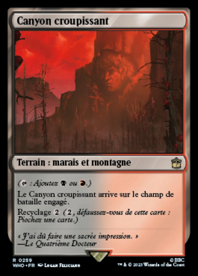 image Canyon croupissant