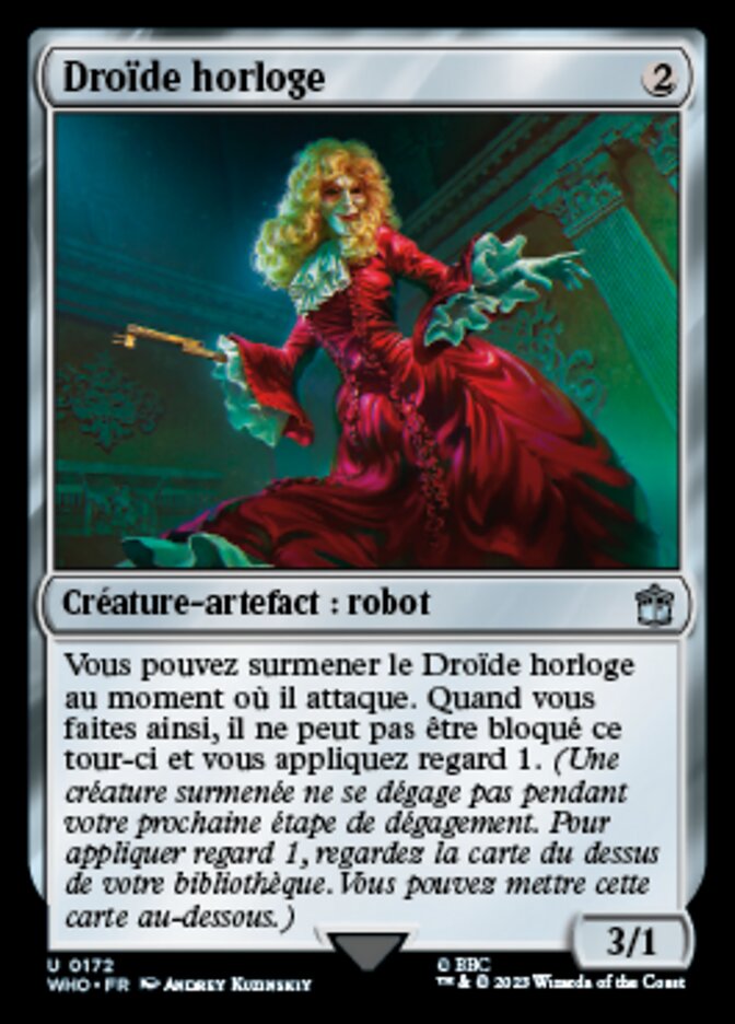 image Droïde horloge