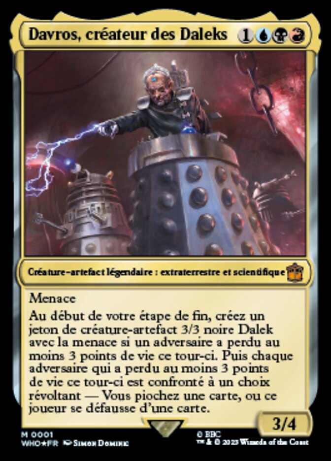image Davros, créateur des Daleks