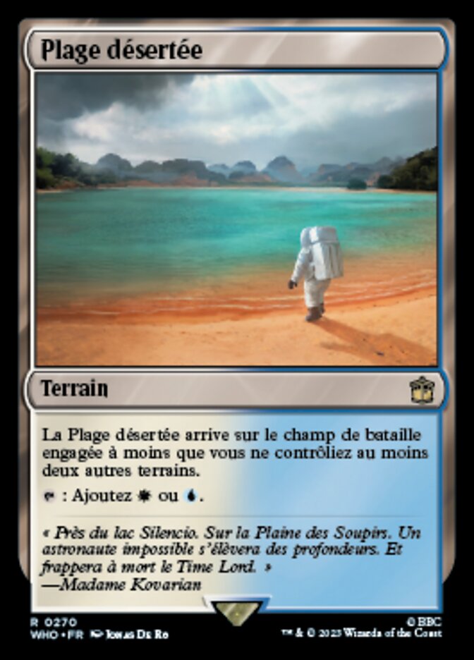 image Plage désertée