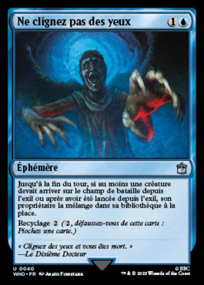 image Ne clignez pas des yeux