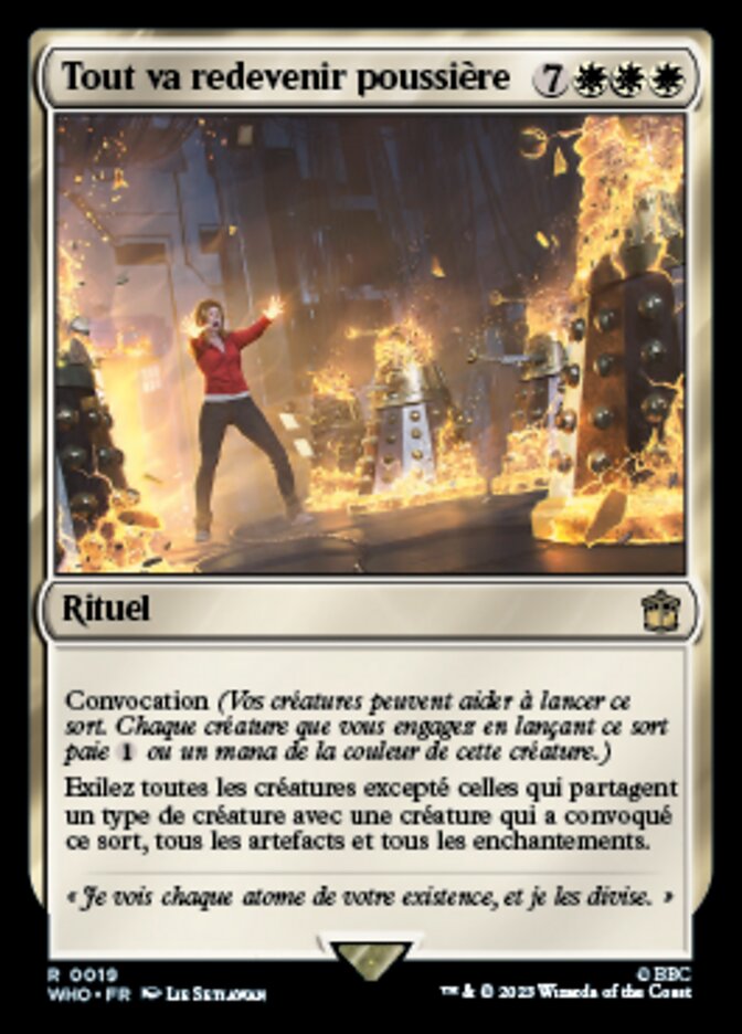 image Tout va redevenir poussière