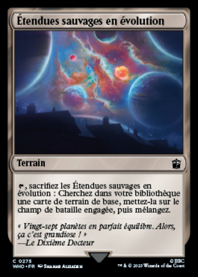 image Étendues sauvages en évolution