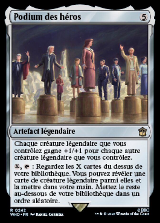 image Podium des héros