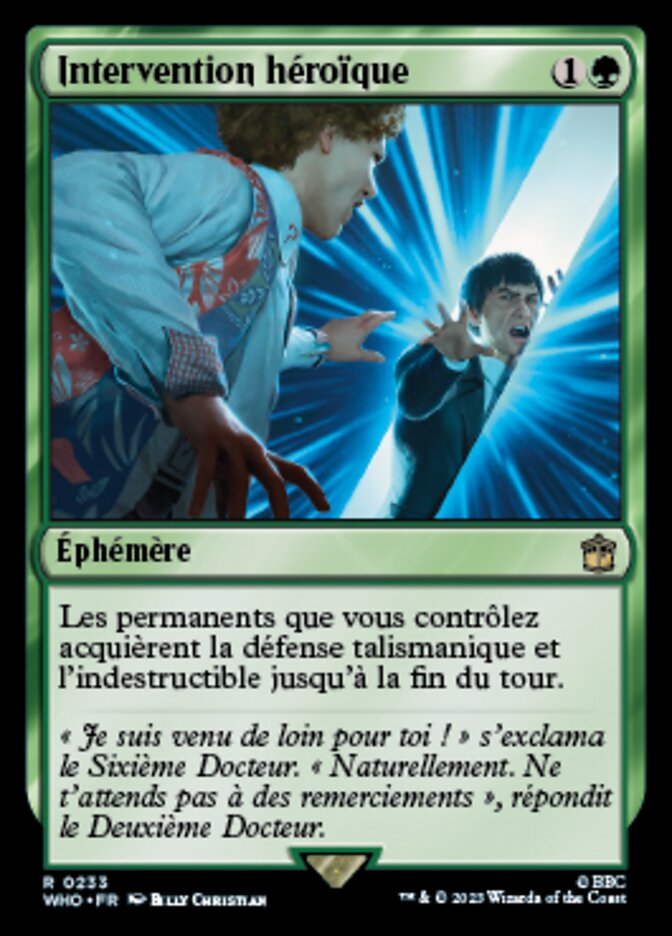 image Intervention héroïque