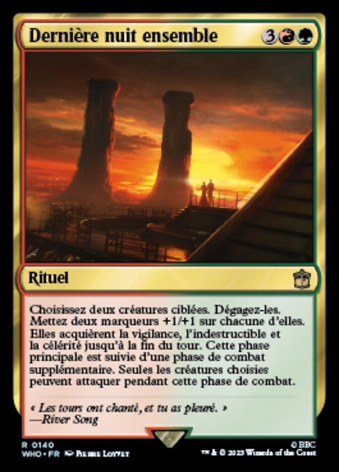 image Dernière nuit ensemble