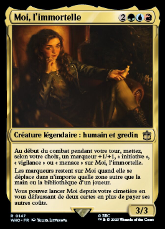 image Moi, l'immortelle