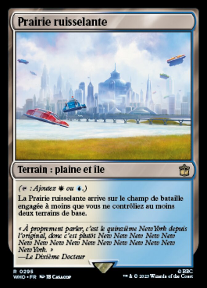 image Prairie ruisselante