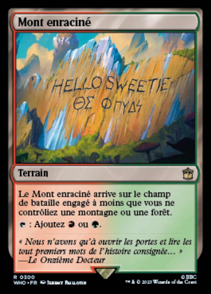 image Mont enraciné