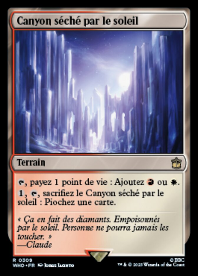 image Canyon séché par le soleil