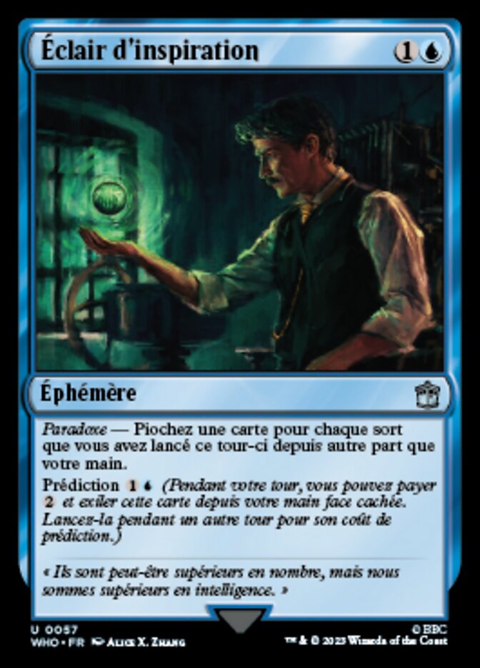 image Éclair d'inspiration