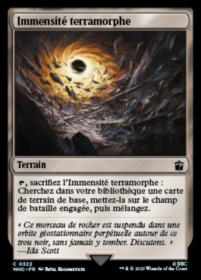 image Immensité terramorphe