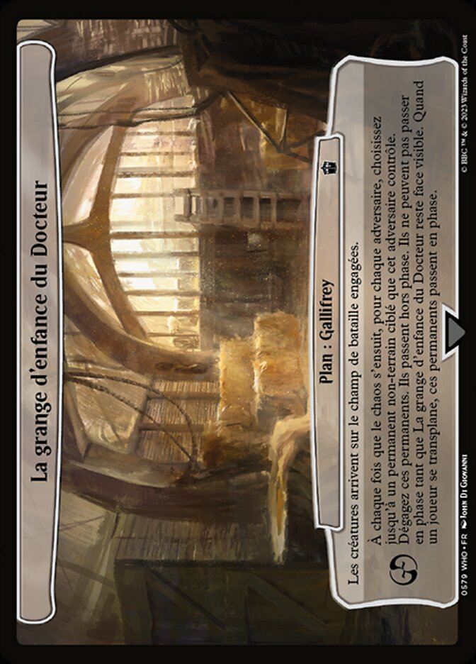 image La grange d'enfance du Docteur