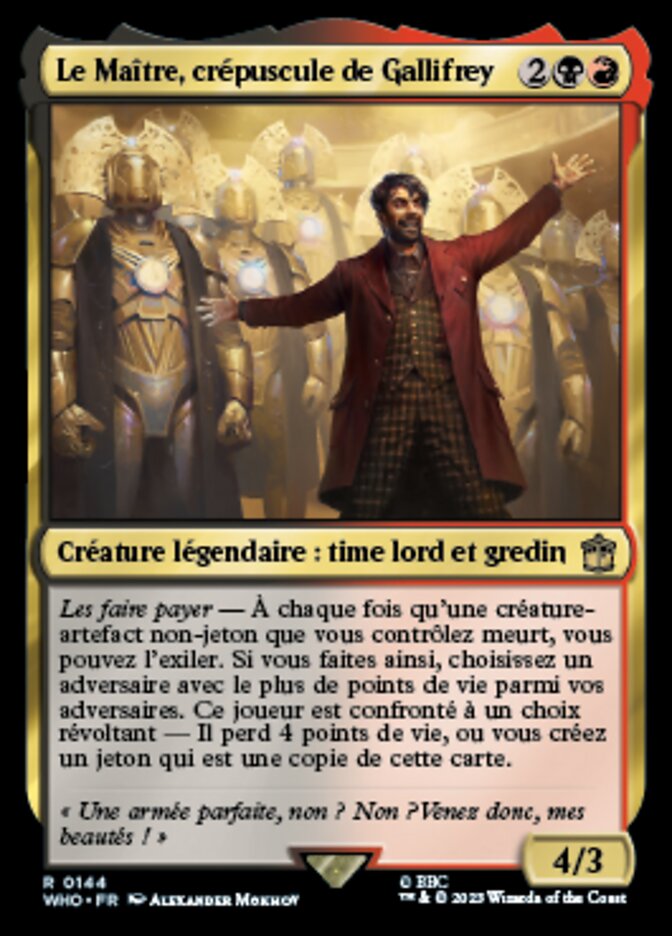 image Le Maître, crépuscule de Gallifrey