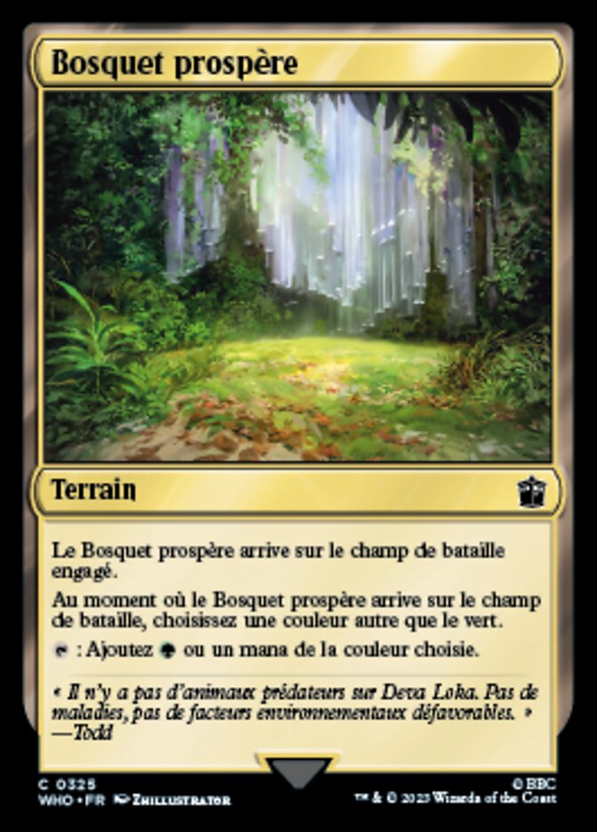 image Bosquet prospère